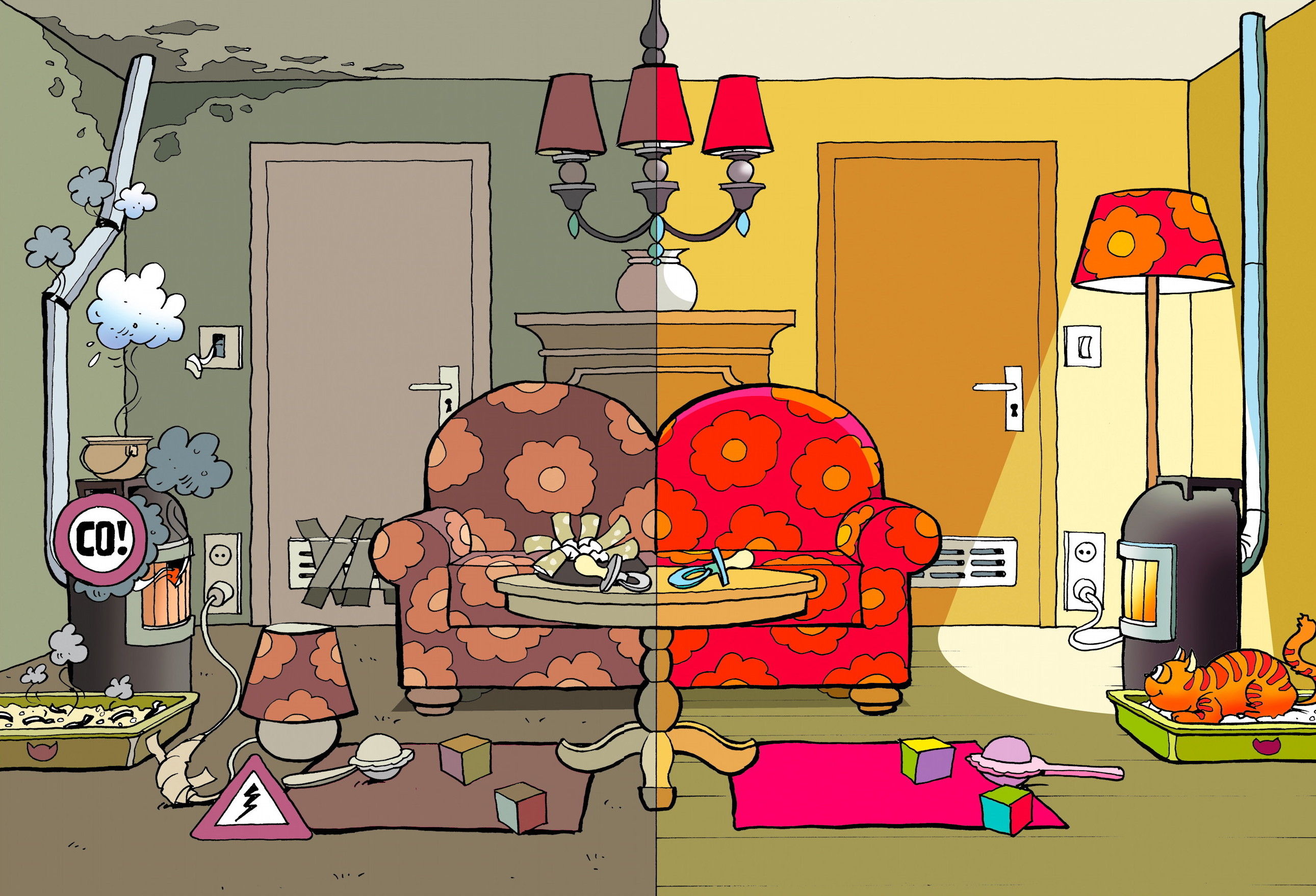 Image map - Woonkamer